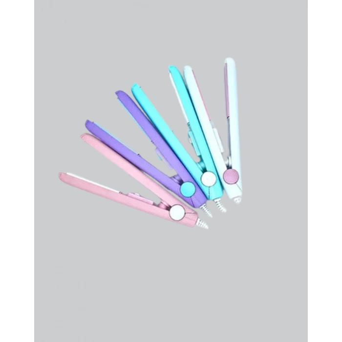 Mini Seramik Saç Düzleştirici – Kompakt Boy, 180°C Hızlı Isınma, Seyahat Tipi