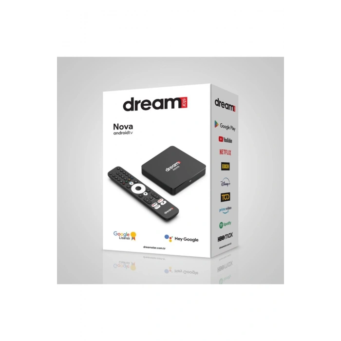 Dreamstar Nova 4K Android Box Google Lisanslı 2 GB/32GB