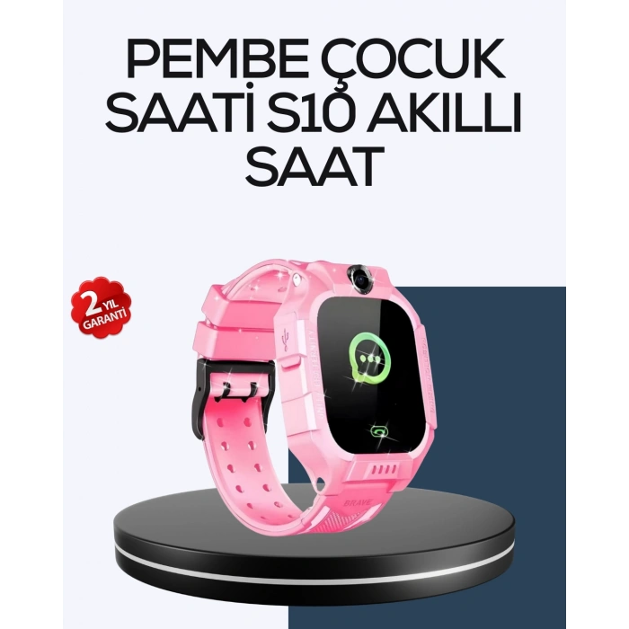 S10 Akıllı Çocuk Saati Çift Yönlü Konuşma ve SOS Fonksiyonu
