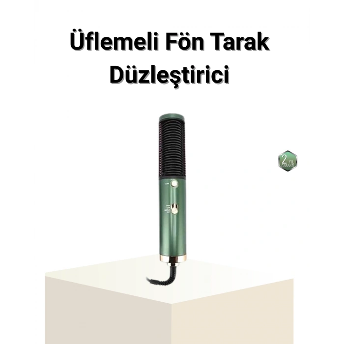 Seramik Plakalı Saç Düzleştirici – 200°C Ayarlanabilir Isı, İyon Teknolojisi