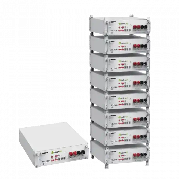SOLİNVED 5.1 KWH 100 Ah Lityum İyon Akü (Serilenebilir)