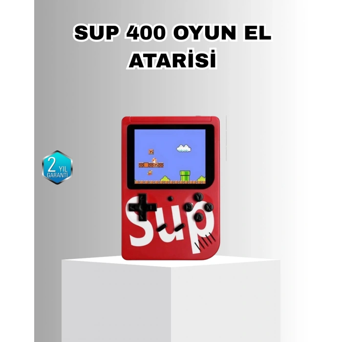 SUP Game Box El Konsolu – 500 Oyunlu, TV Bağlantılı, 5 Saat Oyun Süresi
