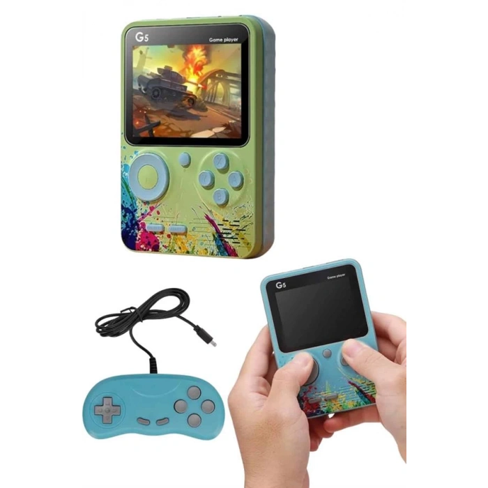 Televizyona Bağlanan Çift Joystick Taşınabilir Klasik Retro Oyunlu