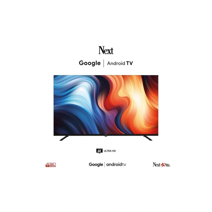 Next YE-50020GFSG5 50 127 Ekran Uydu Alıcılı 4K Ultra HD Google Android Smart LED TV