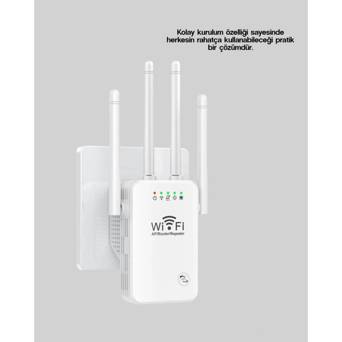 Yüksek Hızlı Parazit Önleyici WiFi Repeater Router