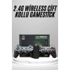 2.4g Uyumlu Kablosuz Çift Kol Atari Retro 20000 Oyun Game Stick