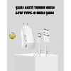 67W Süper Hızlı Şarj Adaptörü ve Kablo Seti – Güvenli, Kompakt ve Ergonomik Tasarım