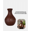 Ahşap Desenli 130 ml Aromaterapi Difüzör Sessiz ve USB Bağlantılı