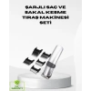 Kablosuz Profesyonel Tıraş Makinesi – Şarjlı, 60 Dakika Kullanım Süreli, Çelik Bıçaklı, Sessiz Motor