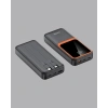 Powerbank 20000 mAh Dijital Ekranlı ve Çok Kablolu Hızlı Şarj Cihazı