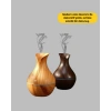 Ultrasonik Ahşap Desenli 130ml Aromaterapi Difüzör ve Hava Nemlendirici