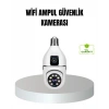 WiFi Ampul Güvenlik Kamerası 1080P Full HD Gece Görüşlü ve Hareket Algılamalı