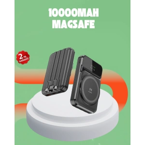 10000 mAh Kablosuz Hızlı Şarj Destekli Powerbank – 15W, PD20W, Type-C Girişli