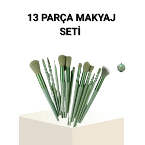 13’lü Profesyonel Makyaj Fırça Seti – Yumuşak Sentetik Kıllı, Tüm Cilt Tiplerine Uygun
