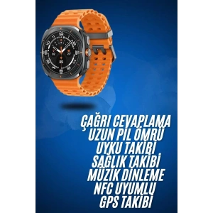 2025 Model Gelişmiş Özellikli Nabız Sensörlü Spor Takibi Yapabilen Titreşimli Saat