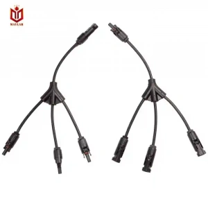 3 lü Y Tipi Kablolu MC4 Uzatma Kablosu