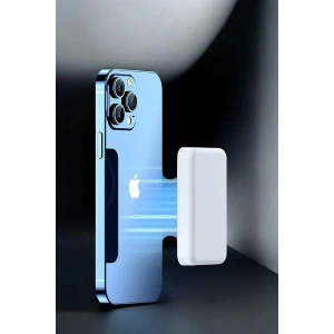5000 Mah İOS Uyumlu Magsafe Kablosuz Şarj Hızlı Şarj Desteği