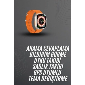 Akıllı Saat Arama Cevaplayan Bildirim Görme Yeni Nesil Bluetooth Bağlantılı