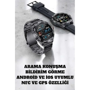 Akıllı Saat Arama Cevaplayan Titreşim Özelliğiyle Bildirim Görebilen