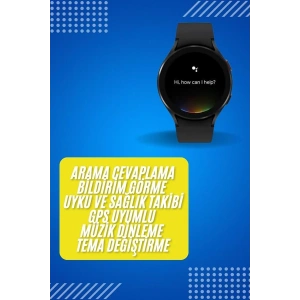 Akıllı Saat Çok Fonksiyonlu Çağrı Cevaplayabilen Bildirim Görme Uzun Pil Ömrü