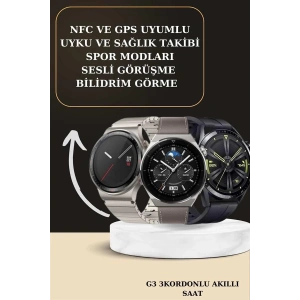 Aynalı Bluetooth Kulaklık Yeni Nesil Akıllı Saat Titreşimli Nabız Ölçer Spor Modları