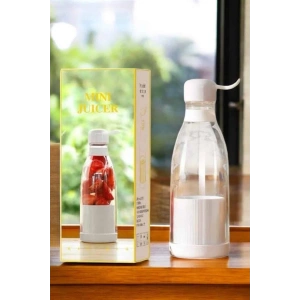 Bardak Blender Smoothie Meyve Sıkacağı Şarjlı Cam Taşınabilir