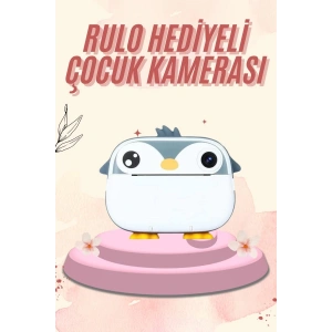 Dijital HD Video Kamera Çocuk Fotoğraf Makinesi  Anlık Termal Rulo