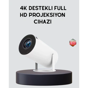 Ev Sineması Projeksiyon Cihazı – 160 ANSI Lümen, 4K Uyumlu ve Kablosuz Görüntü Aktarımı