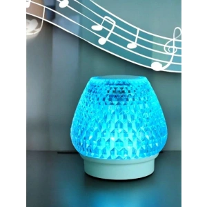 G5 Kristal Şarjlı Masa Lambası - 7 Renk Gece Lambası ve Bluetooth Hoparlör