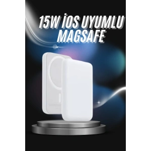 Kablosuz Magsafe Hızlı Şarj 5.000 mah Kablosuz Şarj Cihazı