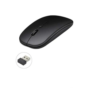 Kablosuz Mouse Fare Şarjlı Bluetooth Wireless Çift Modlu Sessiz