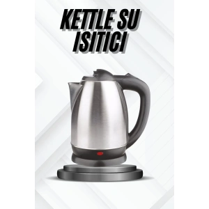 Kettle Su Isıtıcı C F Priz Uyumlu 220 - 240 V Paslanmaz Çelik Kablolu