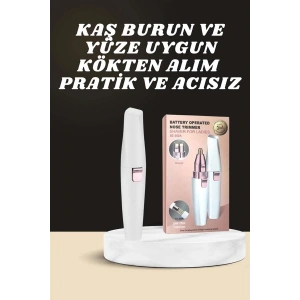 Kulak Burun ve Yüz Epilasyon Aleti ve Yüz Masaj Aleti İkili Cilt Bakım Seti