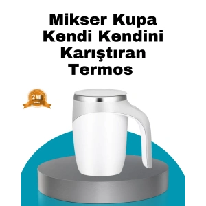 Manyetik Otomatik Karıştırma Bardağı – Şarjlı, Paslanmaz ve Pratik