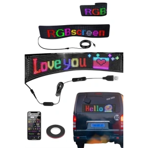 Matrix Led  Dijital Ekran Kumandalı LED Ekran Yazı