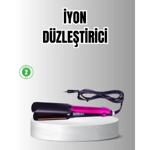 Profesyonel İyon Teknolojili Saç Düzleştirici – 220°C Hızlı Isınma ve LED Ekranlı Tasarım