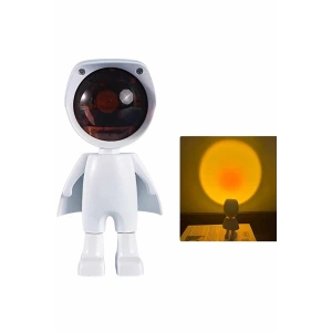 Projeksiyon Güneş Lambası Astronot Gün Batımı Projektör LED Işıklı