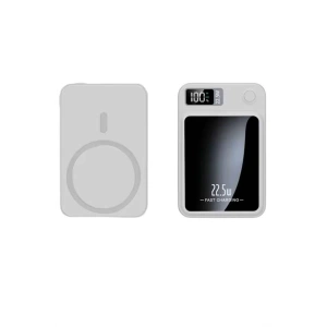Taşınabilir Şarj Magsafe Powerbank 10.000 mAh Hızlı Şarj Led Göstergeli Kablosuz