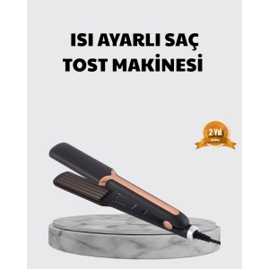 Tost Model Saç Şekillendirici Hızlı Isınan Isı Ayarlı