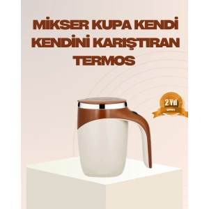 USB Şarjlı Manyetik Karıştırıcı Kupa – Otomatik Kahve Karıştırma Bardağı