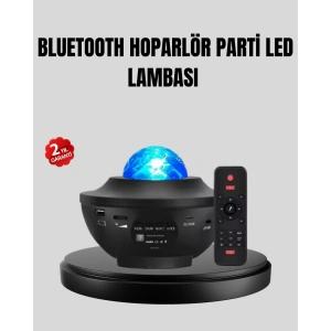 Yıldızlı Projektör Galaxy Efektli Ayarlanabilir Renkli Atmosfer Lambası