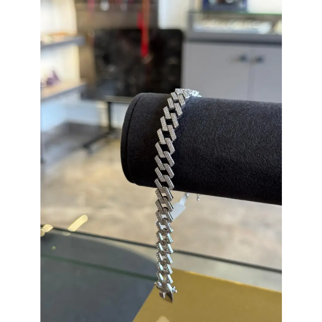 Taşlı Zincir Kadın Bileklik