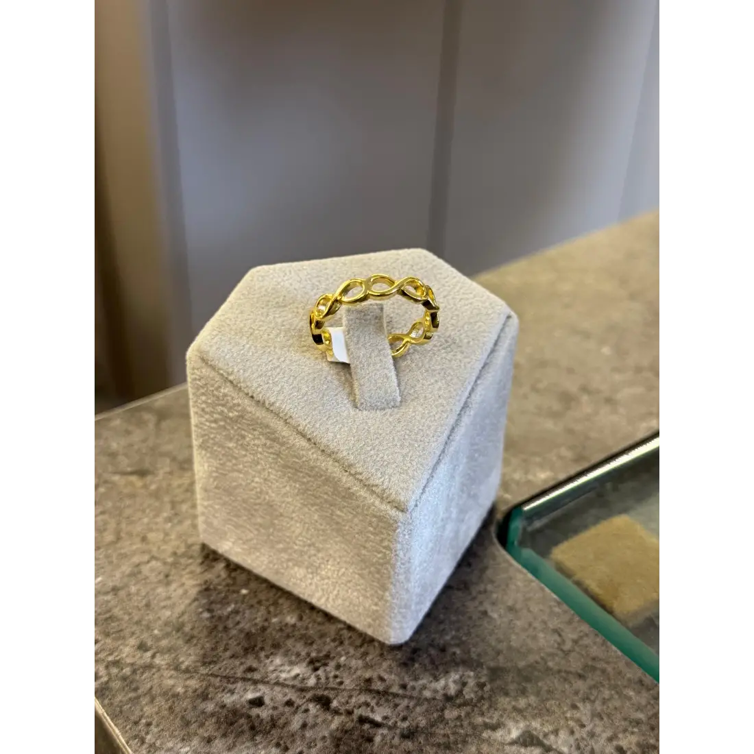 Tam Tur Sonszluk Altın Kaplama Yüzük