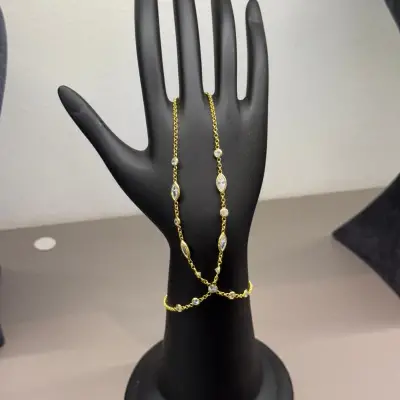 Taşlı Altın Kaplama Şahmeran