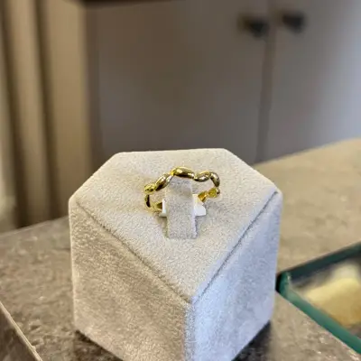 Balon Altın Kaplama Yüzük