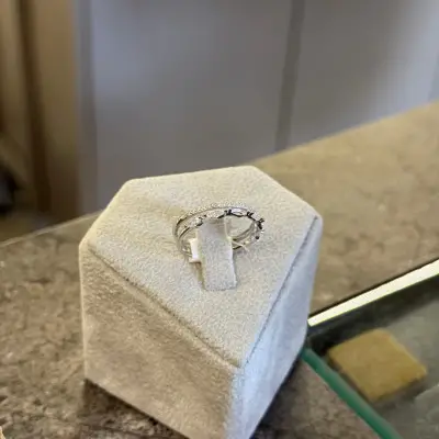 Taşlı Çift Sıralı Yüzük