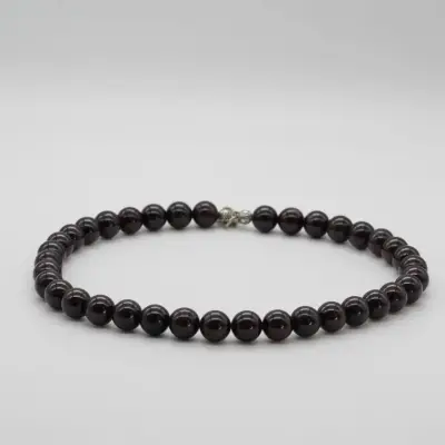 Garnet Doğal Taş Kolye