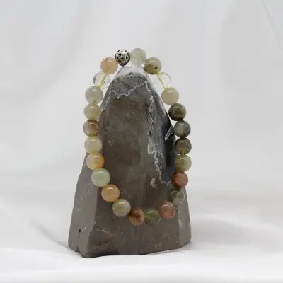 Prehnit Doğal Taş Bileklik