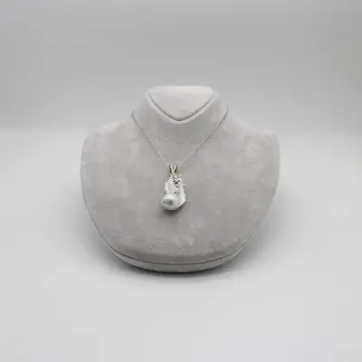 Barok İncisi Kolye Gümüş