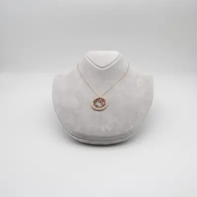 Kelebekli Halka Kolye